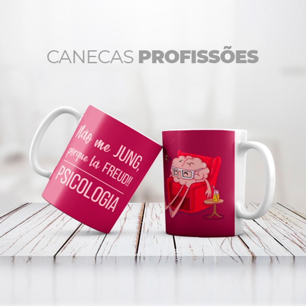 Caneca Personalizada Profissão Psicoligia