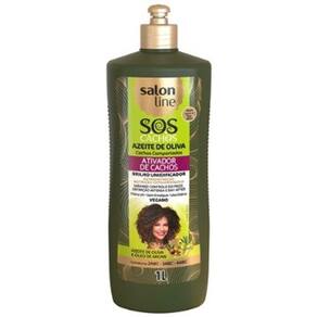 Ativador de Cachos Salon Line Azeite de Oliva Umidificador S.O.S 1l