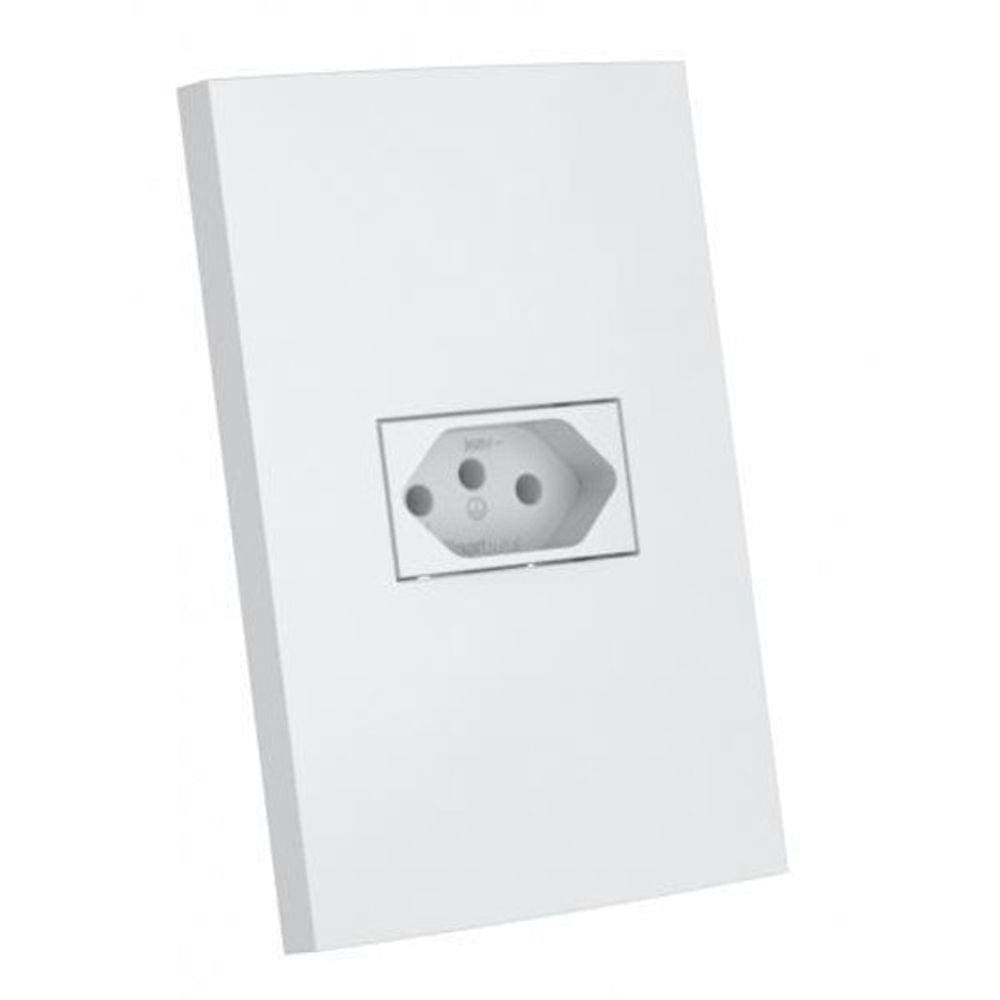Conjunto Tomada 10A Horizontal 4X2 Enerbras Dubai Ed5410-En