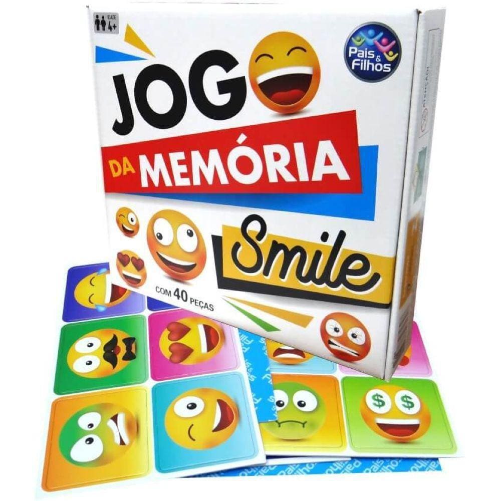 Jogo De Memoria Smile 40 Peças Pais & Filhos
