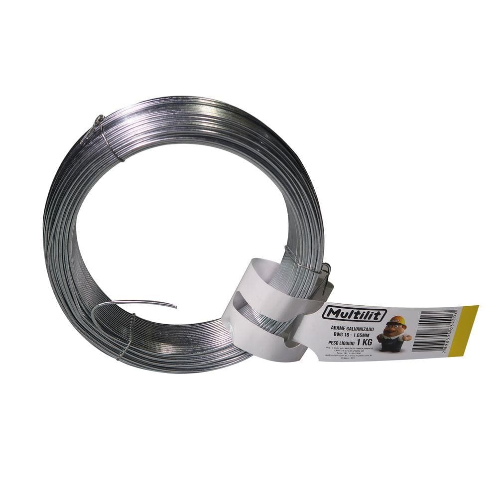 Arame Galvanizado 16 BWG Multilit 1kg