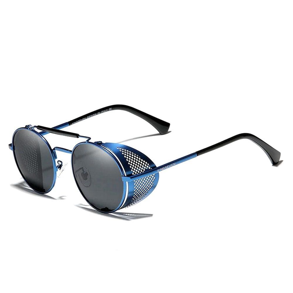 Óculos de Sol Masculino Steampunk Kingseven Proteção com UV400 Polarizados