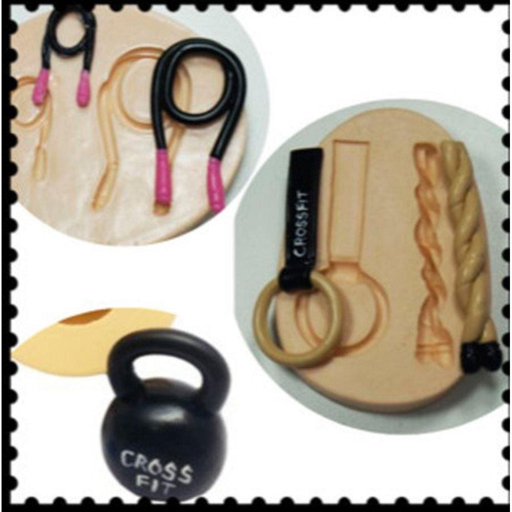 Molde De Silicone Academia, Corda, Peso