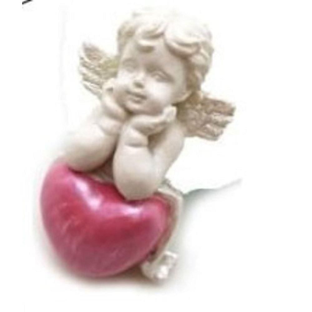 Molde De Silicone Anjo Com Coração