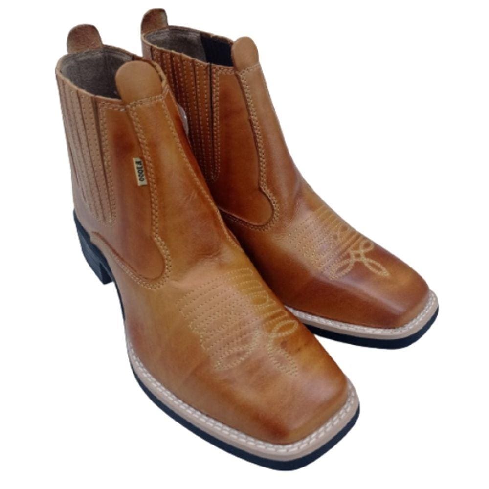 Bota Cano Curto F-1000 Látego Wisky Bico Quadrado