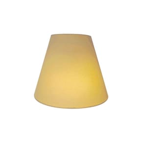 Arandela Retro Cone Md-2001 25/26x13cm Bivolt Algodão Crú