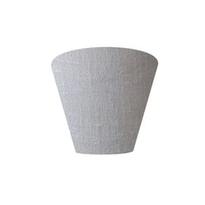 Arandela Retro Cone Md-2001 25/26x13cm Bivolt Rústico Cinza