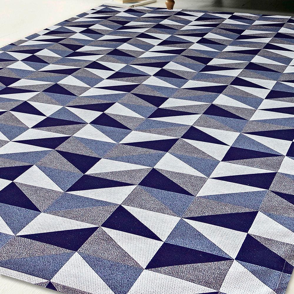 Tapete Jacquard Dallas 2,00 x 2,50 antiderrapante Marinho
