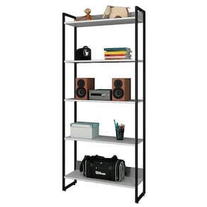 Estante 5 Prateleiras Studio Industrial M18 Branco