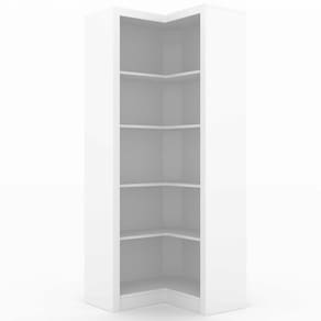 Armário De Canto Para Escritório Me4132 Branco Tecno Mobili