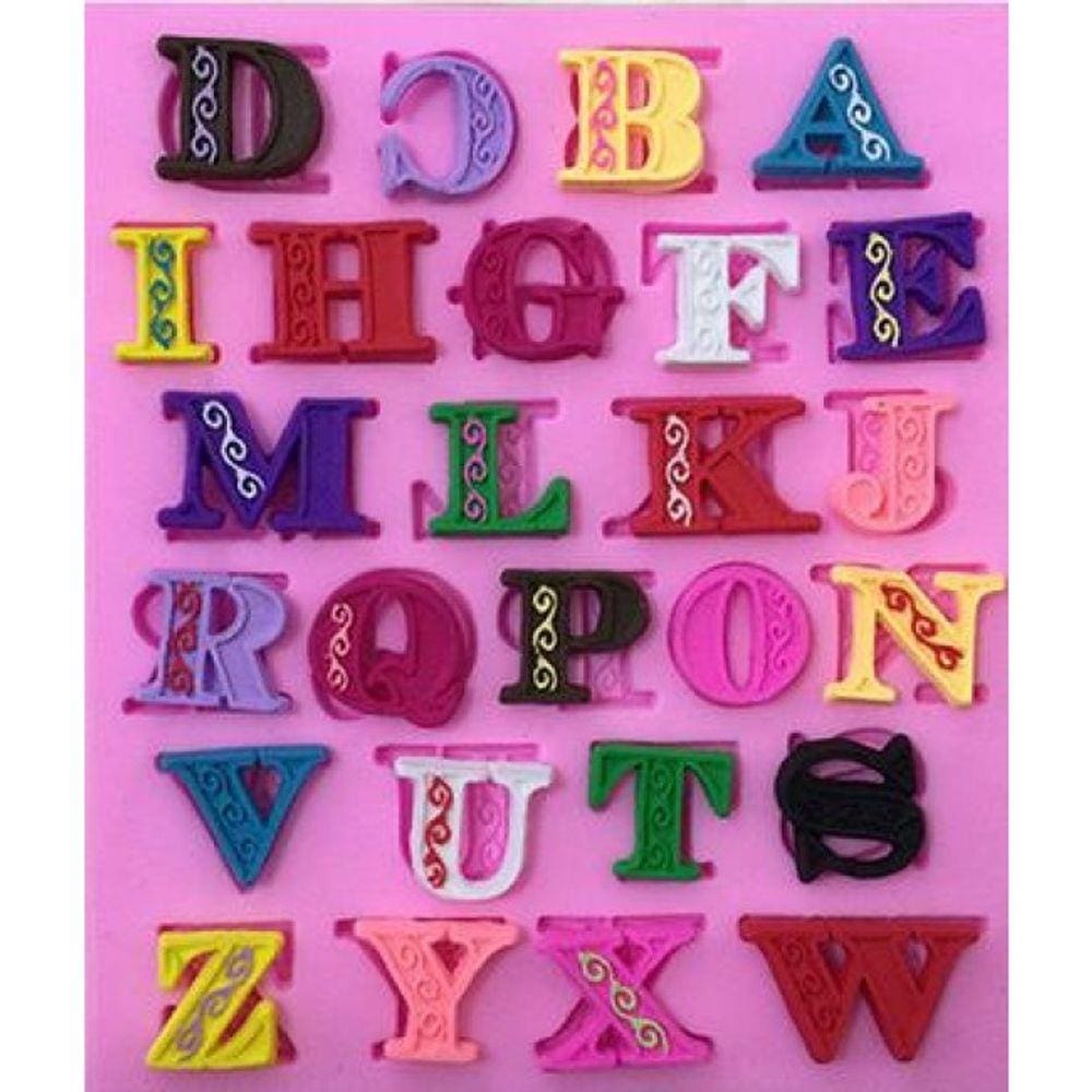 Molde De Silicone Alfabeto