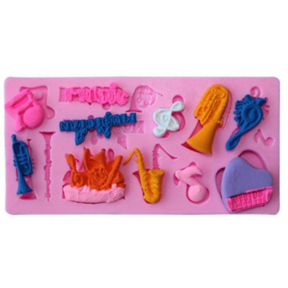 Molde De Silicone Instrumentos Musicais