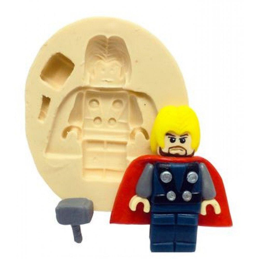 Molde De Silicone Lego, Thor