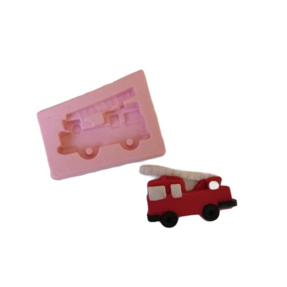Molde De Silicone Caminhão De Bombeiro