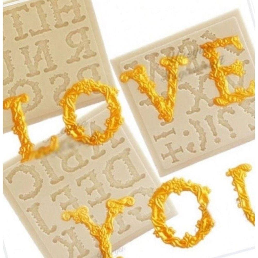 Molde De Silicone Alfabeto