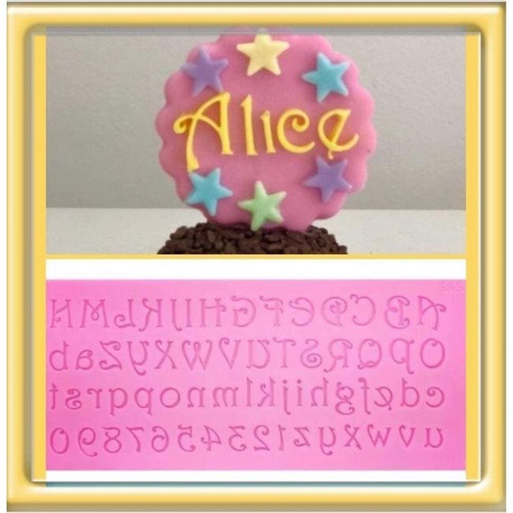 Molde De Silicone Alfabeto