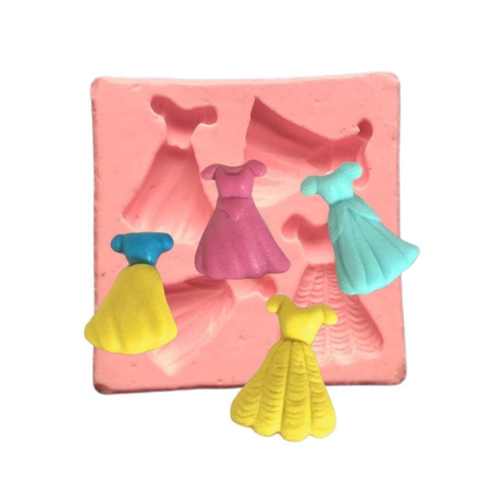 Molde De Silicone Vestidos, Princesas