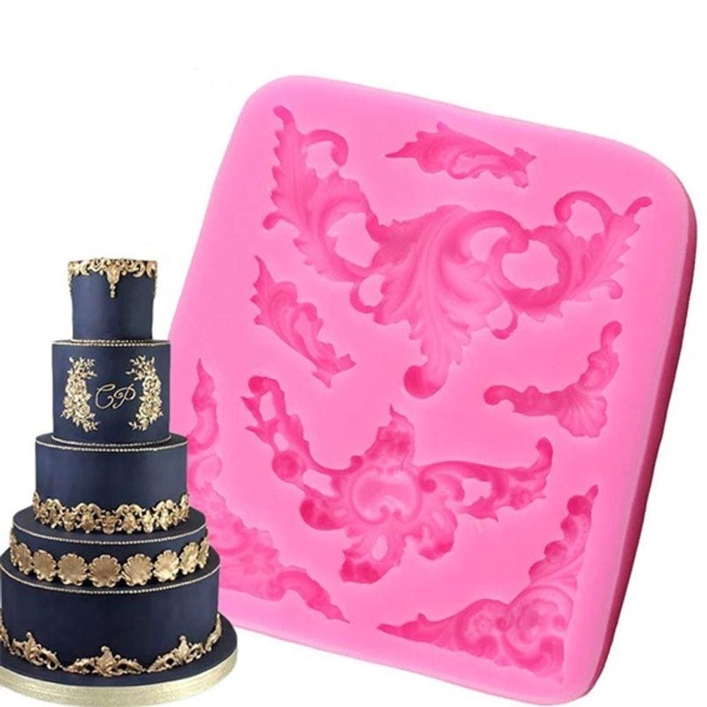 Molde De Silicone Arabescos