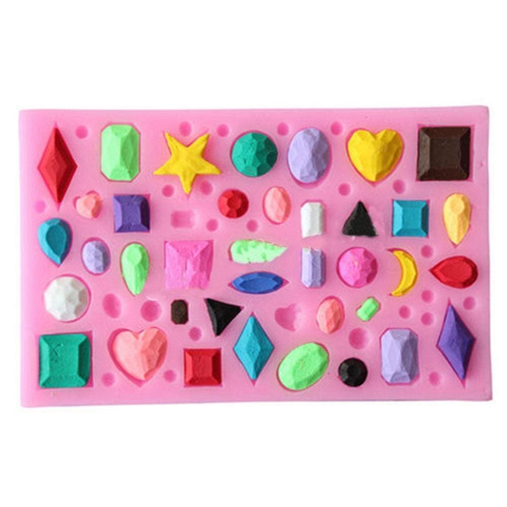 Molde De Silicone Diamantes, Jóias