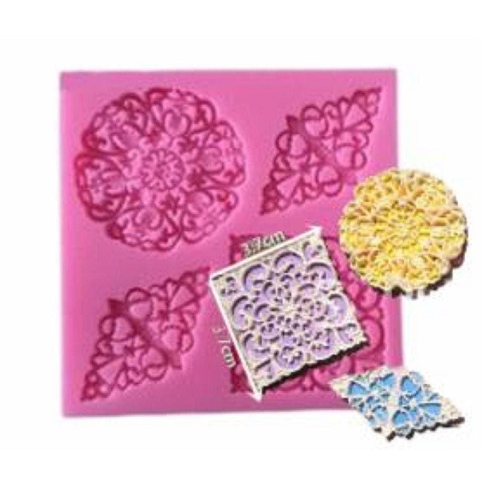 Molde De Silicone Acabamento Rendas