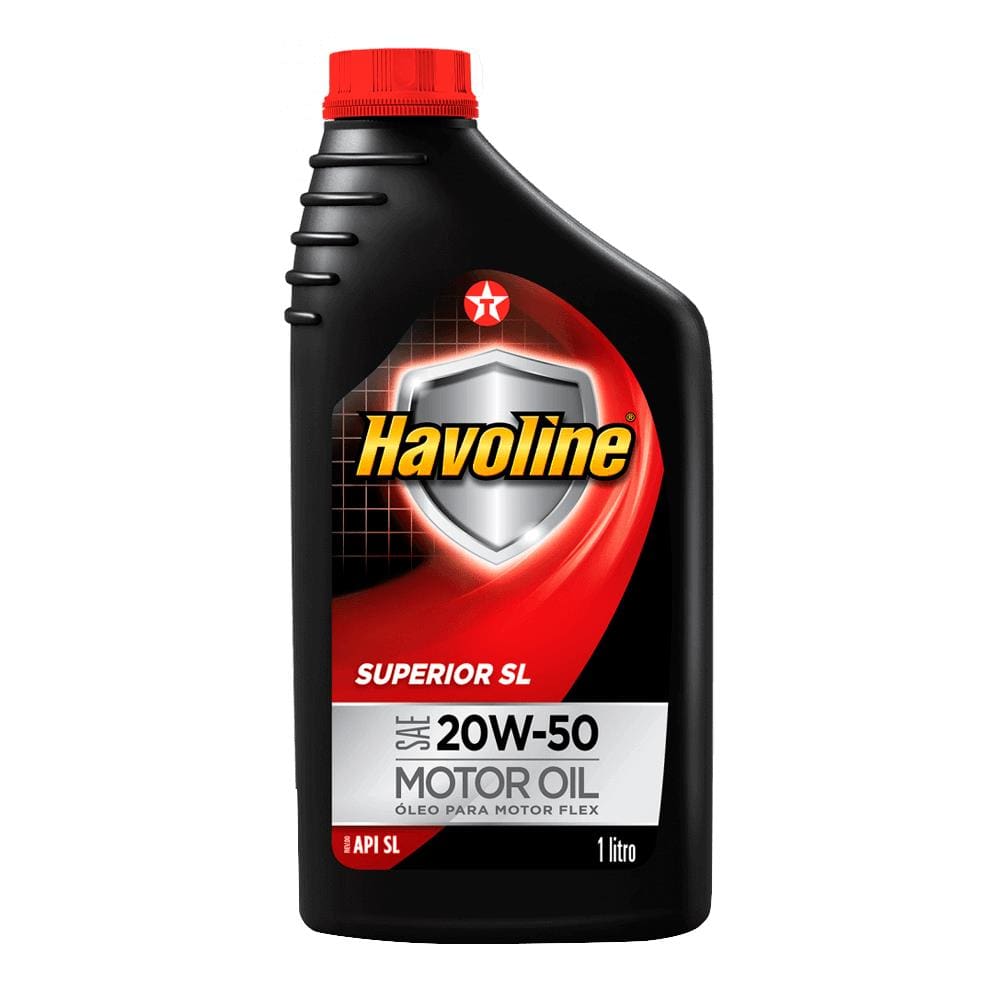 Óleo Lubrificante Mineral Texaco Havoline Superior API SL SAE 20W-50 1L