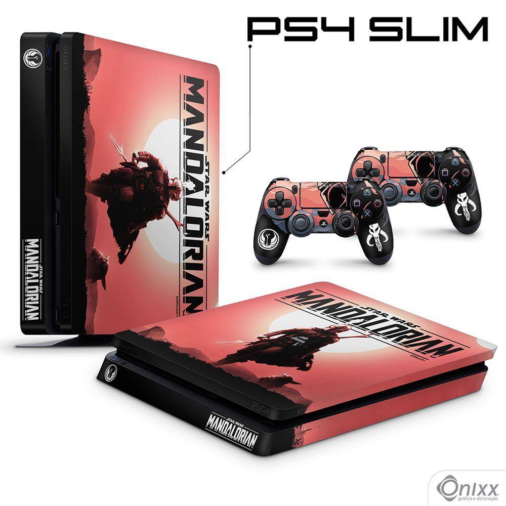 Skin PS4 PRO Adesiva Mandalorian