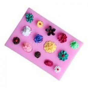 Molde De Silicone Flores
