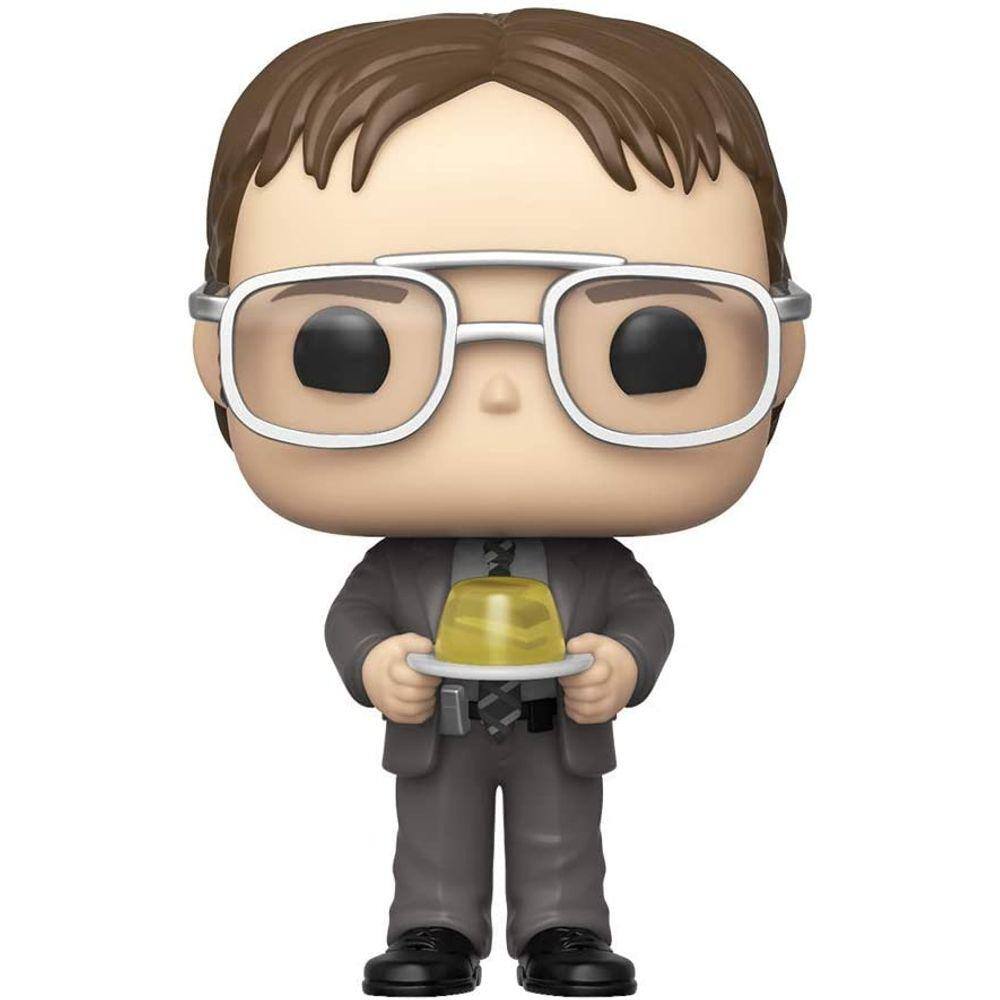 Boneco Funko Pop! TV: The Office - Dwight com Agrafador de gelatina