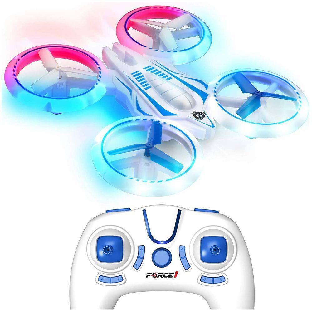Force1 UFO 4000 Mini Drone para Crianças - DRONE LED Controle Remoto,  Pequeno Quadcopter RC para Iniciantes com LEDs, Controle Remoto de 4  Canais, 2 | Casas Bahia