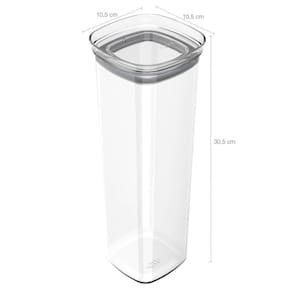 Conjunto De Potes Para Alimentos 2L Kit De Potes Herméticos Com Tampa Natural
