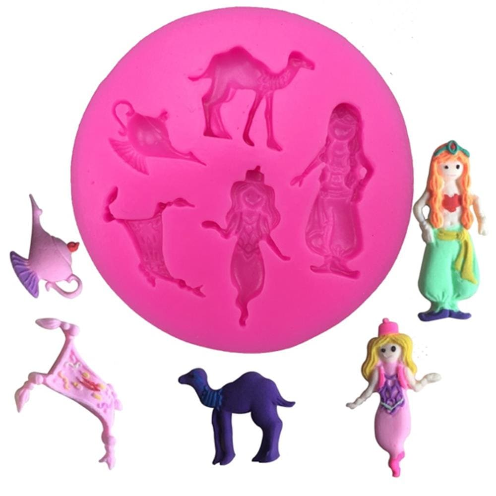 Molde De Silicone Aladdin