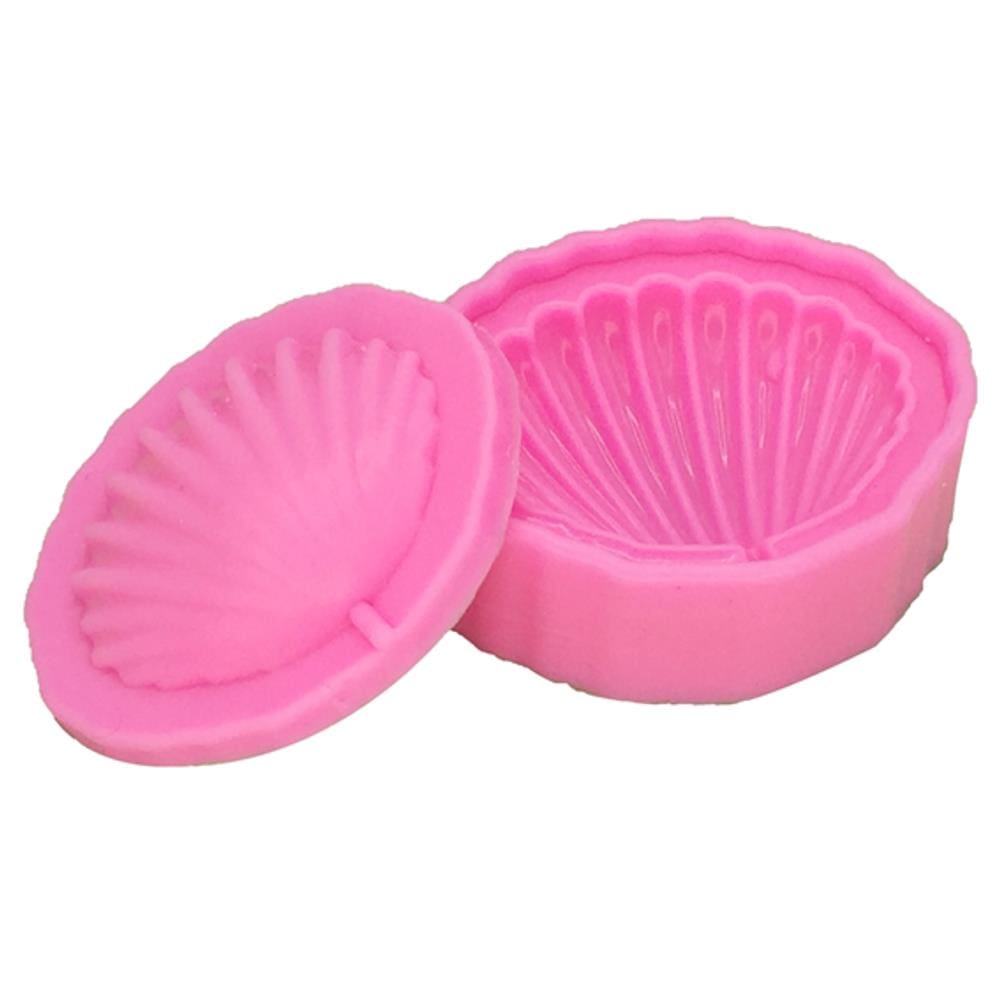 Molde De Silicone Fundo Do Mar, Concha 3D