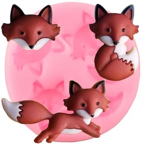 Molde De Silicone Raposas