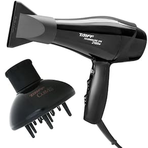 Kit Taiff - Secador Profissional New Tourmaline Ion 2100W 220V - Difusor De Ar Curves