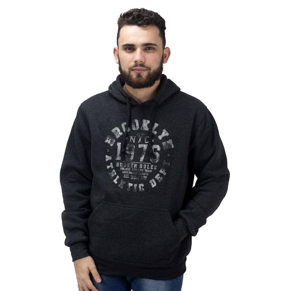 men's college moletom com capuzs