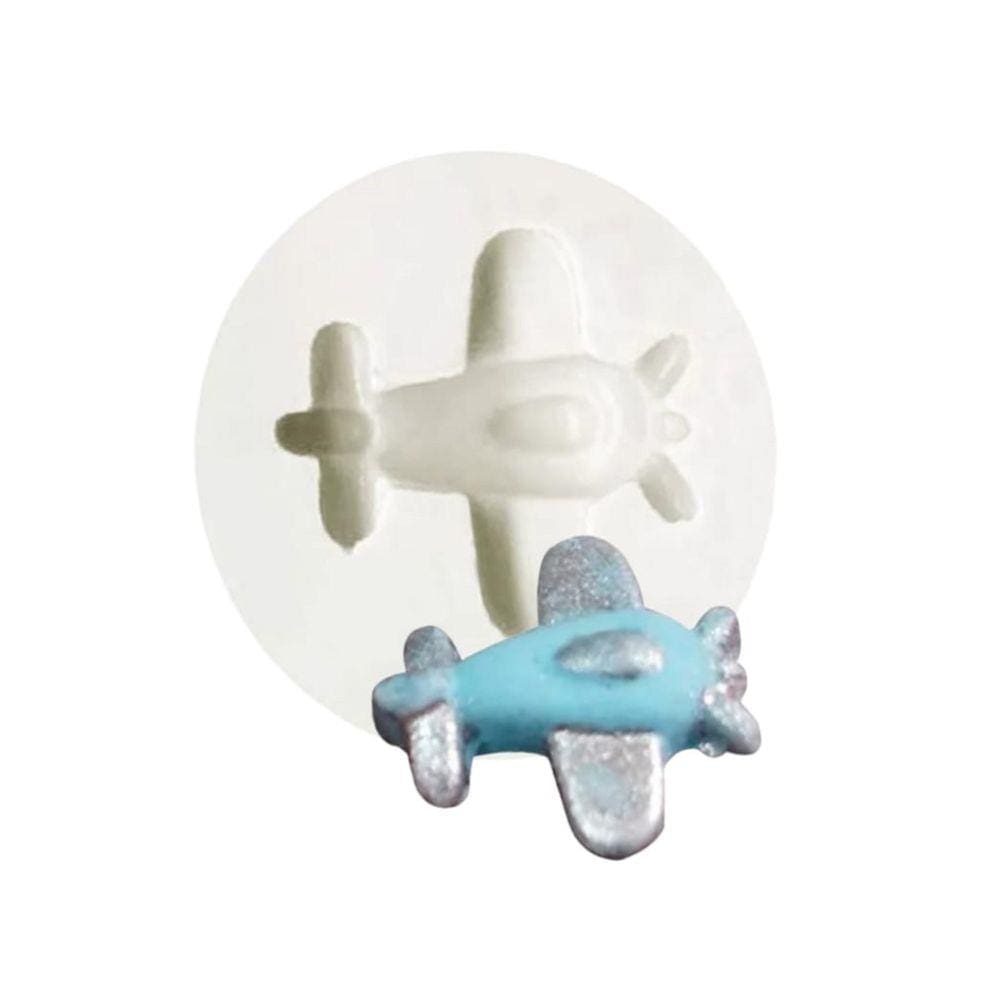Molde De Silicone Mini Avião
