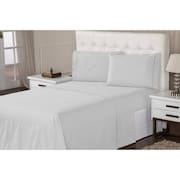 Jogo de Lençol Percal 400 Fios Suave Feito Algodão Casal 3 Peças Casa Dona