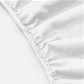 Lençol Queen Avulso com Elastico 2,05 x 1,60 Metros Branco Casa Dona