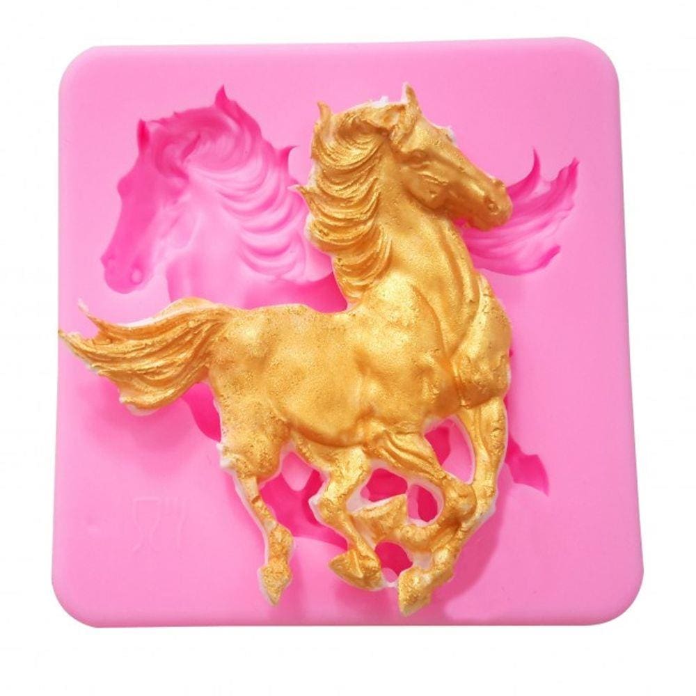 Molde De Silicone Cavalo