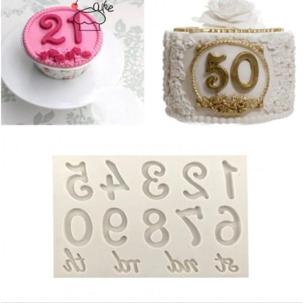 Molde De Silicone Números