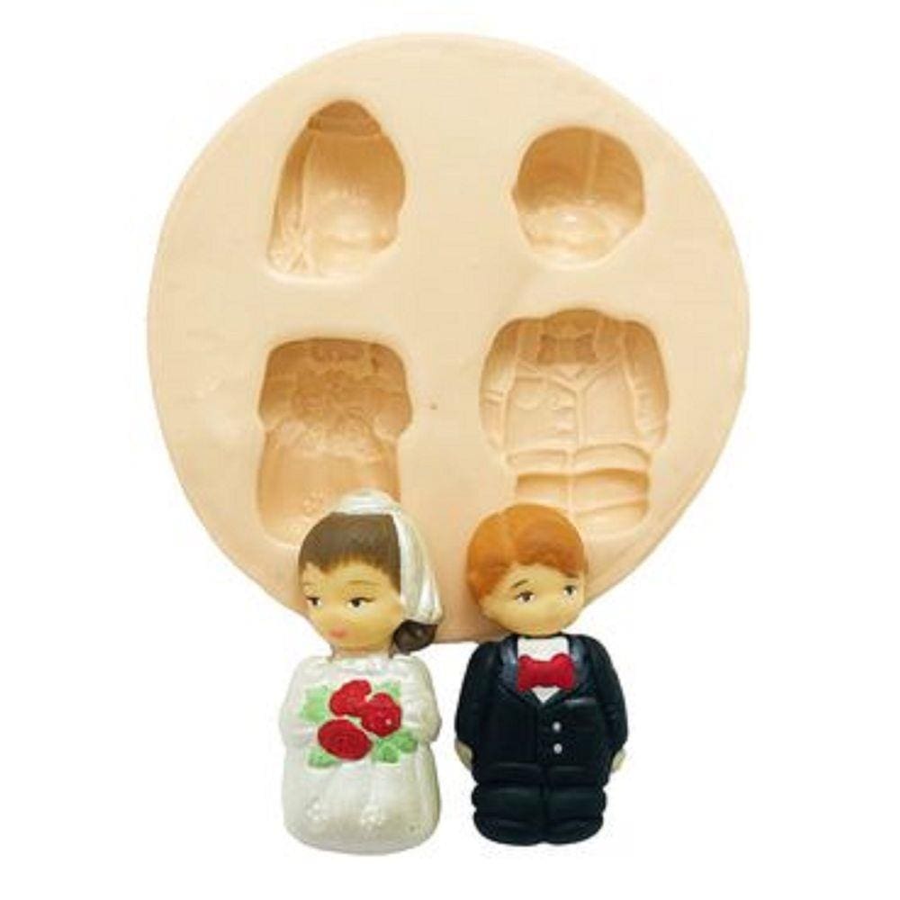 Molde De Silicone Casamento, Noivos