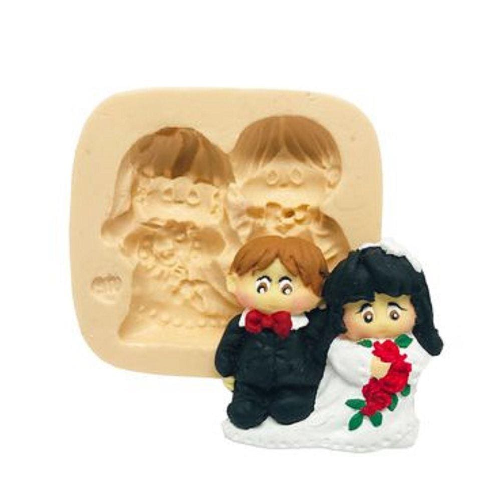 Molde De Silicone Casamento, Noivos