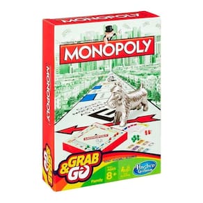 Jogo De Tabuleiro Mini Monopoly Grab &amp; Go - Hasbro B1002