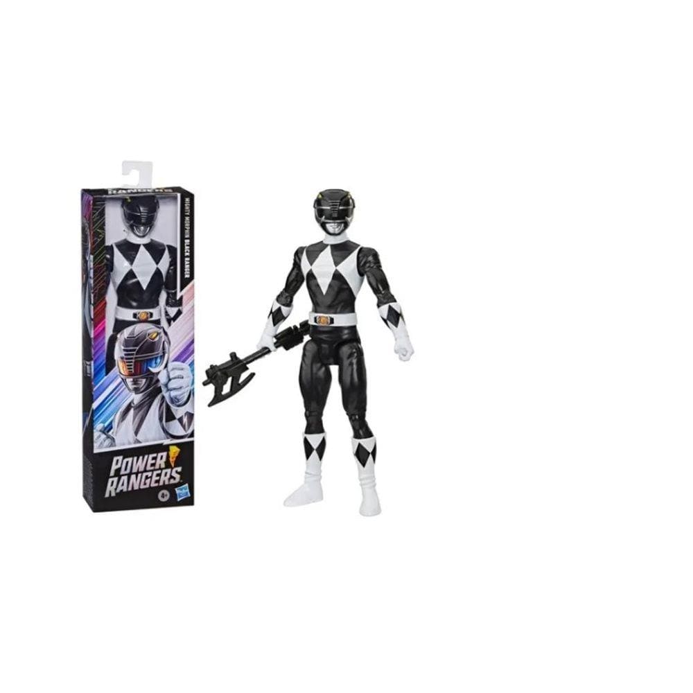 Boneco Power Rangers 30 Cm Black Ranger- Hasbro E5914