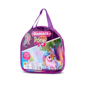 Toca Unicórnio Cabana Infantil Little Pônei - Samba Toys