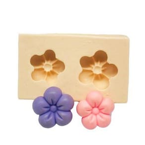 Molde De Silicone Fuxico, Flores