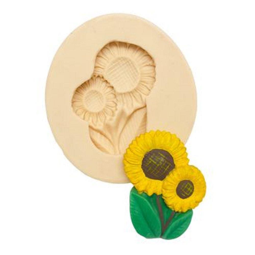 Molde De Silicone Flor, Girassol