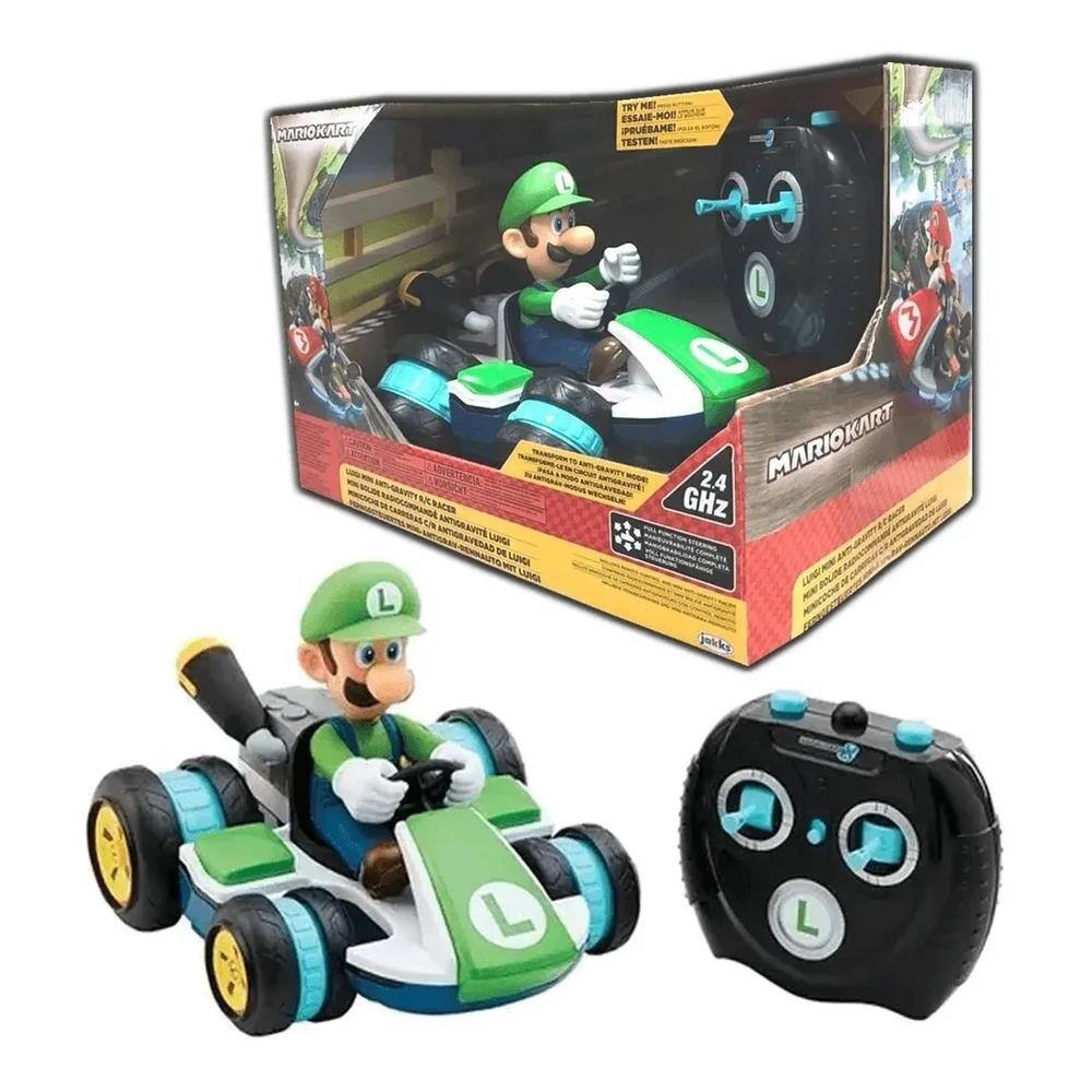 Carro Super Mário - Luigi Controle Remoto Candide 3019