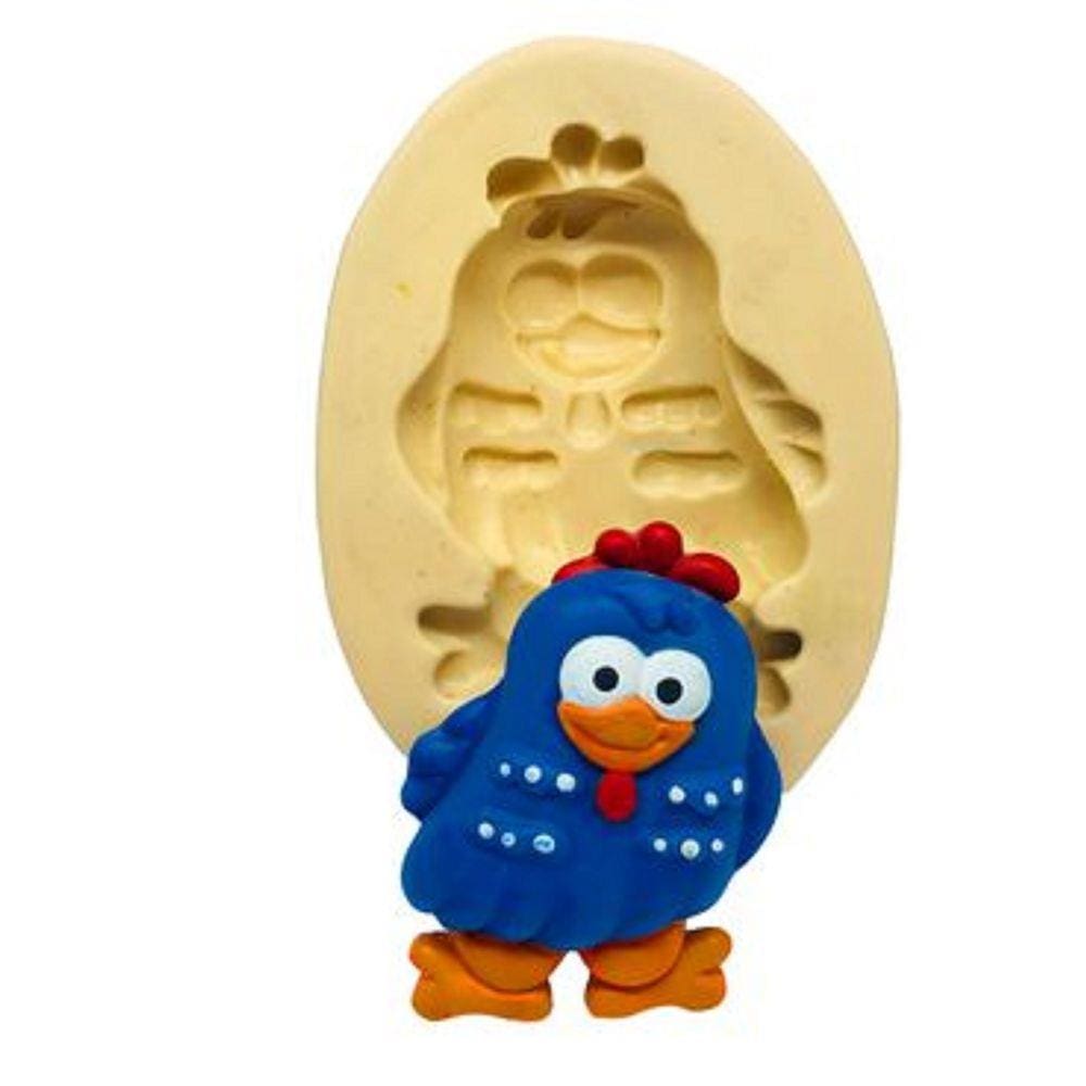 Molde De Silicone Galinha Pintadinha Corpo