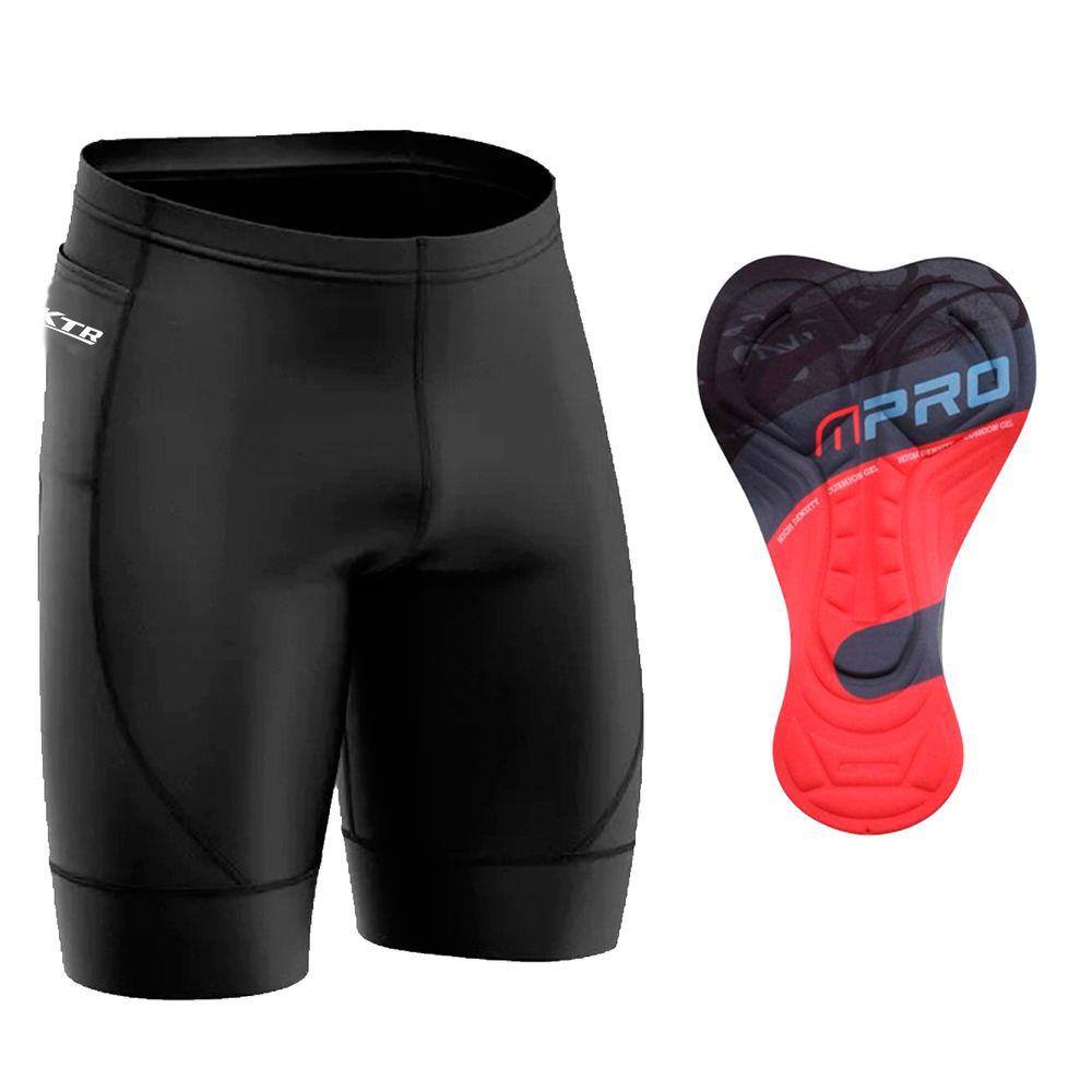 bermudas para ciclismo com gel